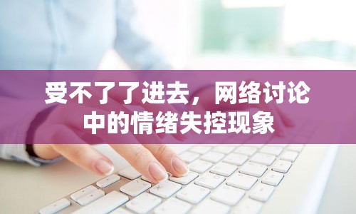 受不了了進(jìn)去，網(wǎng)絡(luò)討論中的情緒失控現(xiàn)象