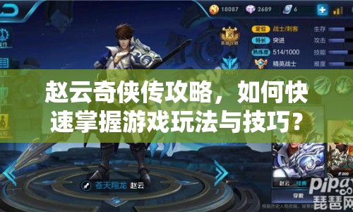 趙云奇?zhèn)b傳攻略，如何快速掌握游戲玩法與技巧？