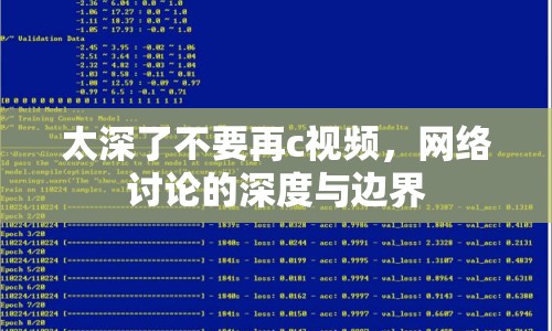 太深了不要再c視頻，網(wǎng)絡(luò)討論的深度與邊界