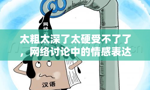 太粗太深了太硬受不了了，網(wǎng)絡(luò)討論中的情感表達(dá)與語言現(xiàn)象