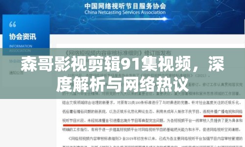森哥影視剪輯91集視頻，深度解析與網(wǎng)絡(luò)熱議