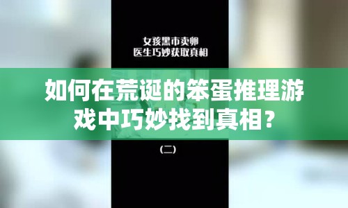 如何在荒誕的笨蛋推理游戲中巧妙找到真相？