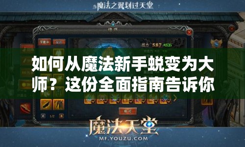 如何從魔法新手蛻變?yōu)榇髱?？這份全面指南告訴你！