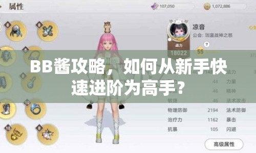 BB醬攻略，如何從新手快速進(jìn)階為高手？