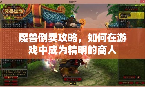 魔獸倒賣攻略，如何在游戲中成為精明的商人