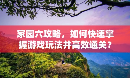 家園六攻略，如何快速掌握游戲玩法并高效通關(guān)？