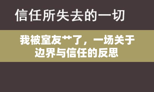我被室友艸了，一場關于邊界與信任的反思