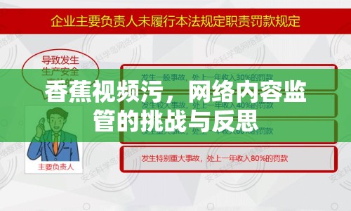 香蕉視頻污，網(wǎng)絡(luò)內(nèi)容監(jiān)管的挑戰(zhàn)與反思