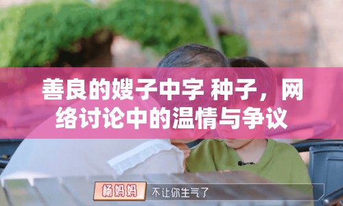 善良的嫂子中字 種子，網(wǎng)絡討論中的溫情與爭議