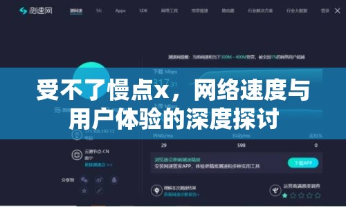 受不了慢點(diǎn)x，網(wǎng)絡(luò)速度與用戶體驗(yàn)的深度探討