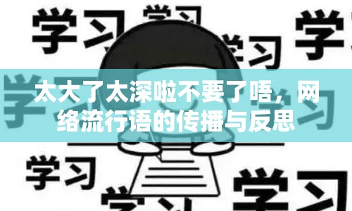 太大了太深啦不要了唔，網(wǎng)絡(luò)流行語的傳播與反思
