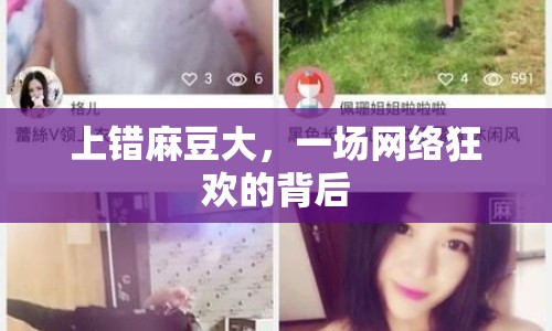 上錯(cuò)麻豆大，一場(chǎng)網(wǎng)絡(luò)狂歡的背后
