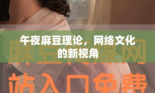 午夜麻豆理論，網(wǎng)絡(luò)文化的新視角