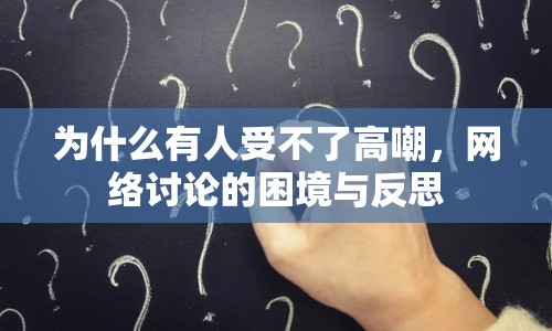 為什么有人受不了高嘲，網絡討論的困境與反思