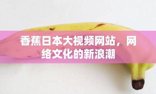 香蕉日本大視頻網(wǎng)站，網(wǎng)絡(luò)文化的新浪潮