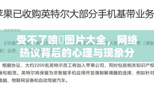 受不了噴氺圖片大全，網(wǎng)絡(luò)熱議背后的心理與現(xiàn)象分析