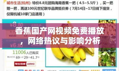 香蕉國產(chǎn)網(wǎng)視頻免費(fèi)播放，網(wǎng)絡(luò)熱議與影響分析
