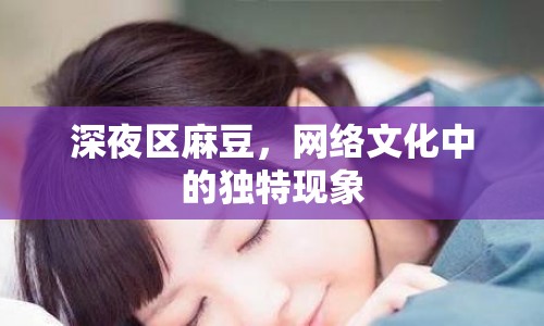 深夜區(qū)麻豆，網(wǎng)絡(luò)文化中的獨(dú)特現(xiàn)象