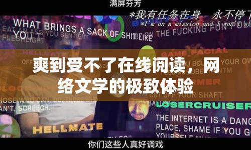 爽到受不了在線閱讀，網(wǎng)絡(luò)文學(xué)的極致體驗(yàn)