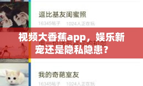 視頻大香蕉app，娛樂新寵還是隱私隱患？