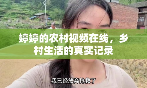 婷婷的農(nóng)村視頻在線，鄉(xiāng)村生活的真實記錄