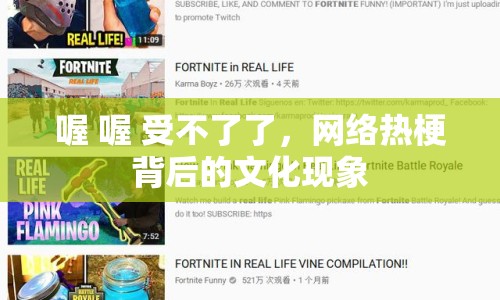 喔 喔 受不了了，網(wǎng)絡(luò)熱梗背后的文化現(xiàn)象
