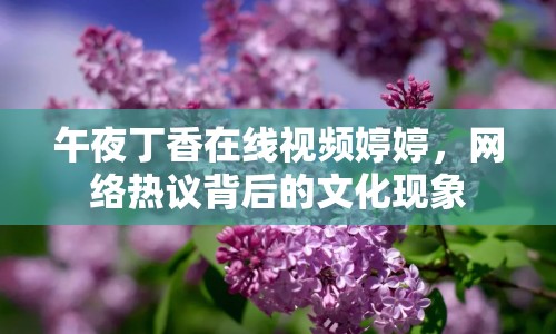 午夜丁香在線視頻婷婷，網(wǎng)絡(luò)熱議背后的文化現(xiàn)象
