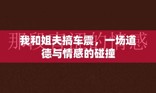 我和姐夫搞車震，一場道德與情感的碰撞