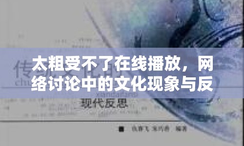 太粗受不了在線播放，網(wǎng)絡(luò)討論中的文化現(xiàn)象與反思