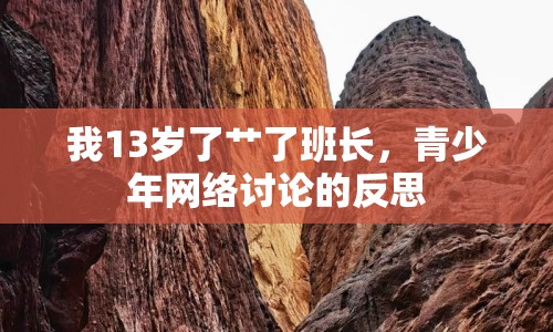 我13歲了艸了班長，青少年網(wǎng)絡(luò)討論的反思