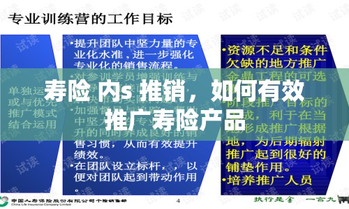 壽險(xiǎn) 內(nèi)s 推銷，如何有效推廣壽險(xiǎn)產(chǎn)品