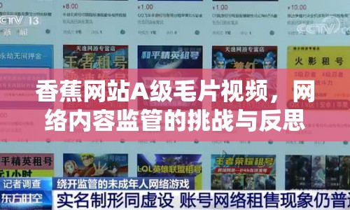 香蕉網(wǎng)站A級毛片視頻，網(wǎng)絡內容監(jiān)管的挑戰(zhàn)與反思