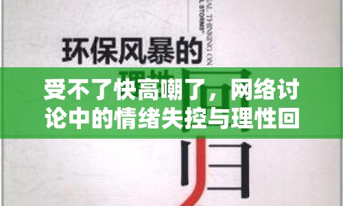受不了快高嘲了，網(wǎng)絡(luò)討論中的情緒失控與理性回歸
