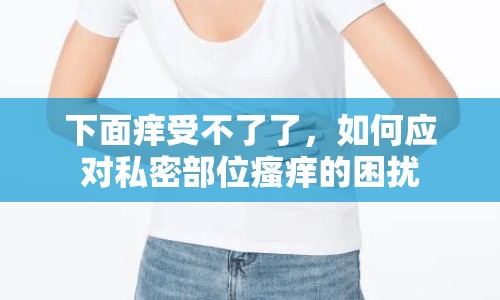 下面癢受不了了，如何應對私密部位瘙癢的困擾