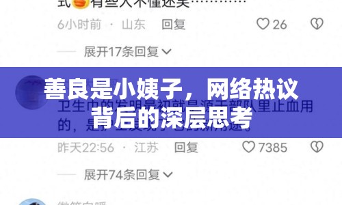 善良是小姨子，網(wǎng)絡熱議背后的深層思考