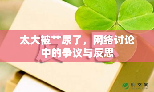 太大被艸尿了，網(wǎng)絡(luò)討論中的爭議與反思