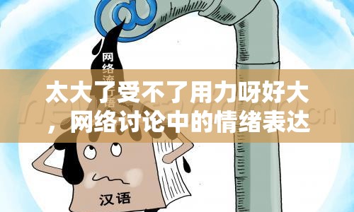 太大了受不了用力呀好大，網(wǎng)絡(luò)討論中的情緒表達(dá)與語言現(xiàn)象