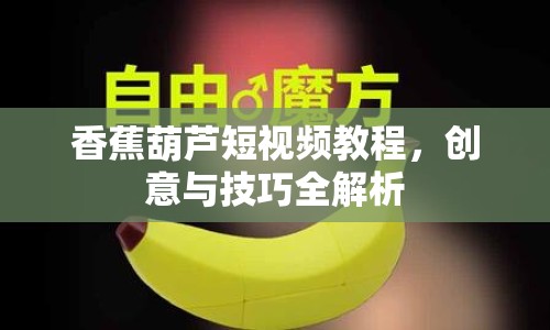 香蕉葫蘆短視頻教程，創(chuàng)意與技巧全解析