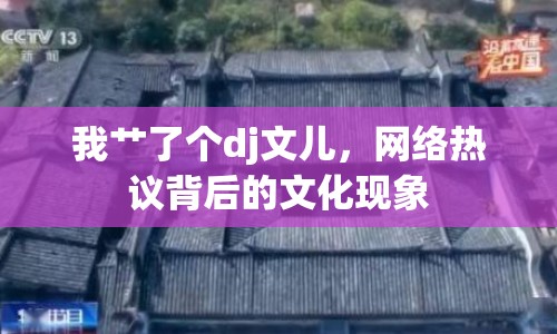 我艸了個(gè)dj文兒，網(wǎng)絡(luò)熱議背后的文化現(xiàn)象