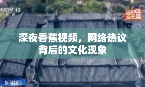 深夜香蕉視頻，網(wǎng)絡(luò)熱議背后的文化現(xiàn)象