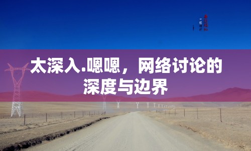 太深入.嗯嗯，網(wǎng)絡(luò)討論的深度與邊界