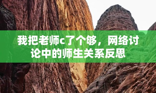 我把老師c了個(gè)夠，網(wǎng)絡(luò)討論中的師生關(guān)系反思