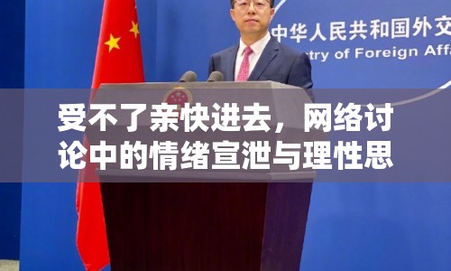 受不了親快進去，網絡討論中的情緒宣泄與理性思考