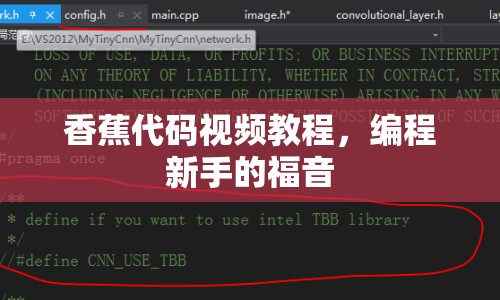 香蕉代碼視頻教程，編程新手的福音