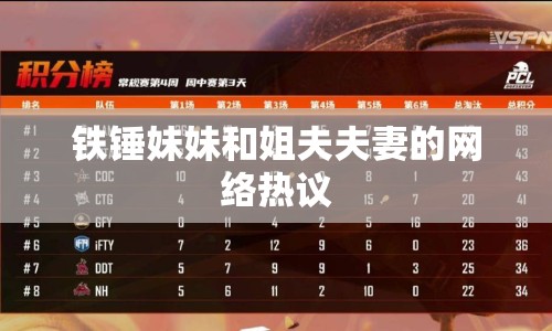 鐵錘妹妹和姐夫夫妻的網(wǎng)絡(luò)熱議