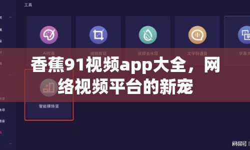 香蕉91視頻app大全，網(wǎng)絡(luò)視頻平臺(tái)的新寵