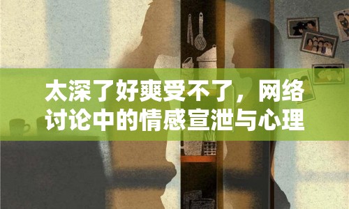 太深了好爽受不了，網(wǎng)絡(luò)討論中的情感宣泄與心理釋放