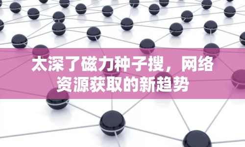 太深了磁力種子搜，網(wǎng)絡(luò)資源獲取的新趨勢