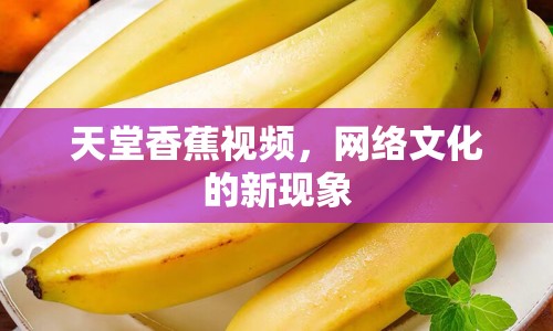 天堂香蕉視頻，網(wǎng)絡(luò)文化的新現(xiàn)象