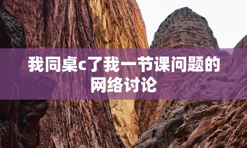 我同桌c了我一節(jié)課問題的網(wǎng)絡(luò)討論